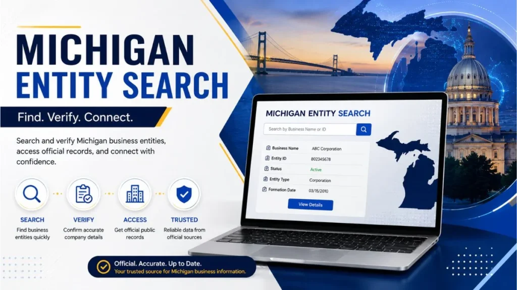 Michigan Entity Search for business records and company information