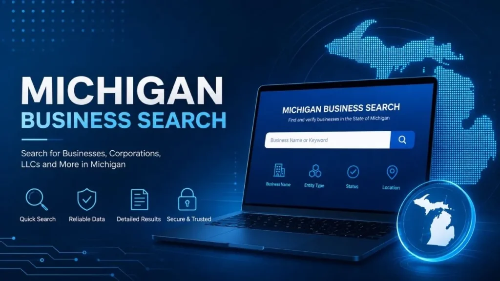 Michigan Business Search online business entity lookup