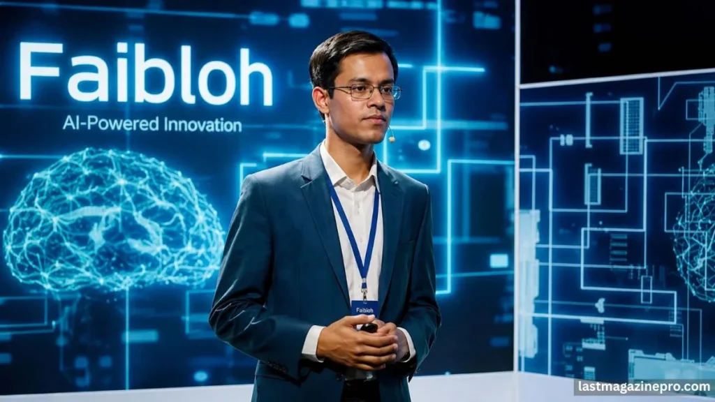 Dr. Yi-Chang Chiang, founder and CEO of Faibloh, poses confidently in a professional setting.