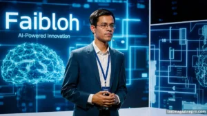 Dr. Yi-Chang Chiang, founder and CEO of Faibloh, poses confidently in a professional setting.