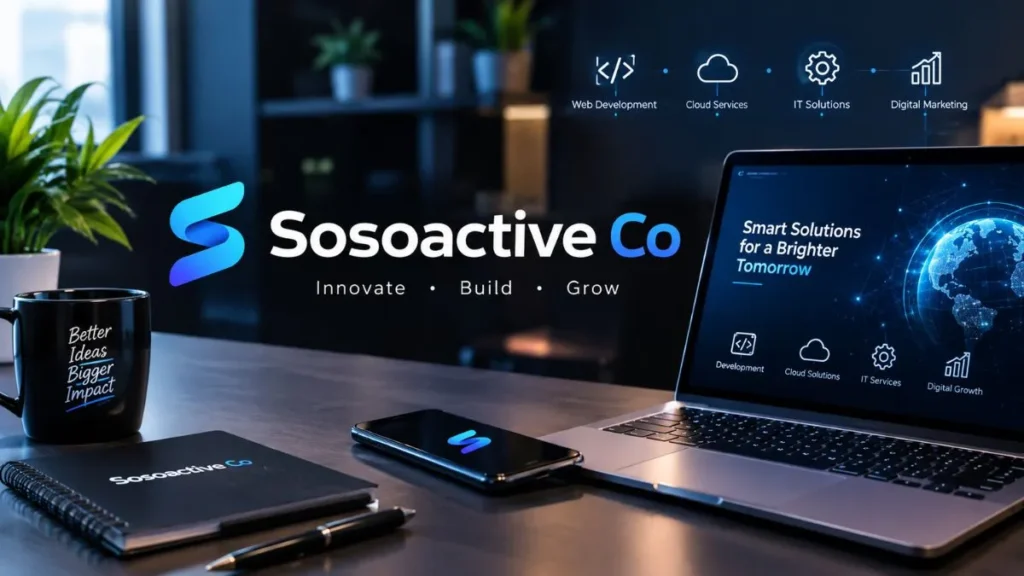 Sosoactive Co website and online platform overview