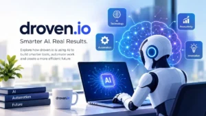droven.io website and digital platform interface showcasing modern features, easy navigation, and user-friendly online experience