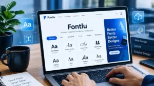 fontlu font discovery platform with digital typography and creative design tools