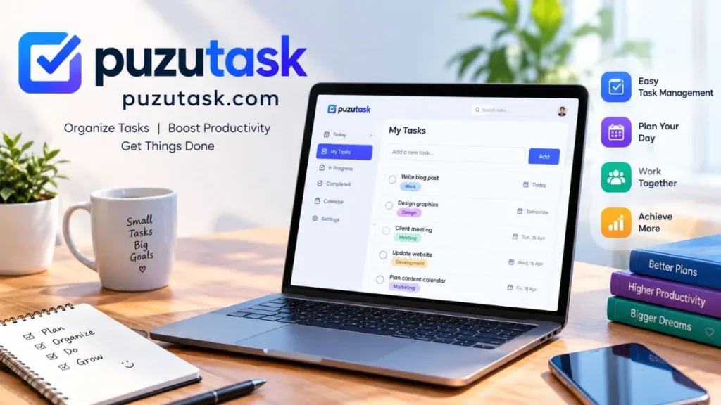 Puzutask com website guide covering features, usability, and online safety