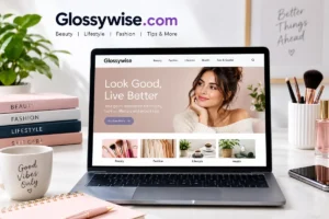 Glossywise com website guide covering content categories, features, and online safety. Copy alt text